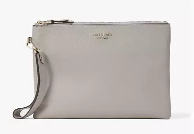 Nwt Kate Spade Leather Roulette Large Pouch Wristlet Phone Wallet Bag Purse • $111.11