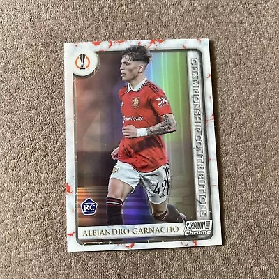 Topps Chrome Ucc Stadium 2022 2023 Championship Contribution Garnacho Man Utd • £5.12