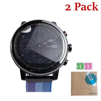 3H HD Screen Protector Protective Film For Xiaomi Huami Amazfit Stratos 2/2S F • $2.79