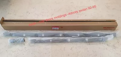 [4Sets] Honda Civic Sedan Ferio SR4 92-95 EG8 EG9 Thin Side Door Moldings 24Pc • $600