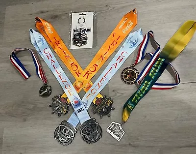 Lot Of 8 Finisher Medals/Awards Running Half/Full Marathon 5K Road Race Track • $13.33