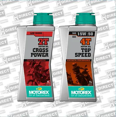 KTM EXC250 MOTOREX CROSS POWER 2T & 15w50 GEAR BOX OIL KIT KTM EXC250 • $54.23