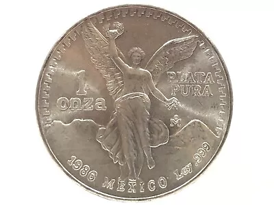 1986 Mexico Silver 1 Oz  .999 Libertad Coin - BU • $36