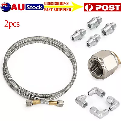 Automatic Transmission Cooler Lines Kits 6AN Hose Line For GM 4L60E 4L65EA U8 • $69.65