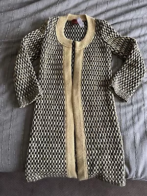 Vintage Missoni Women’s Cardigan Wool Mohair Yellow And Green Duster • $270