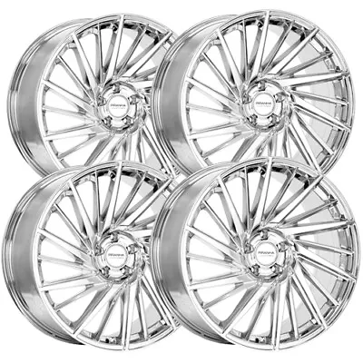 (Set Of 4) Piranha PIR528 20x8.5 5x112 +32mm Chrome Wheels Rims 20  Inch • $1316