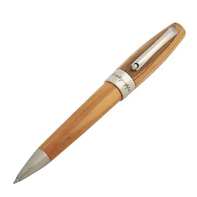 Montegrappa Heartwood Olive Wood And Stainless Steel Ballpoint Pen ISFOWBIO • $209