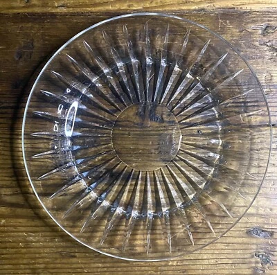 $22 • Buy Balmoral By Val St. Lambert Blown Crystal Salad Plate 7.5”. Signed. Belgium.
