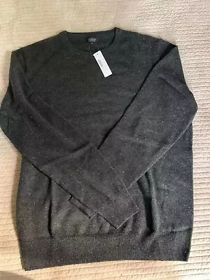$89.99 • Buy NWT Jcrew Mens 100% Cashmere Donegal Sweater ~size：M,L~Color:Lead Donegal