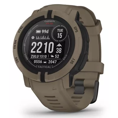 Garmin Instinct 2 Solar Watch Tactical Ed - Coyote Tan • $721.85