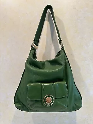 Michael Kors Vibrant Green Buttery Slouchy Leather Satchel 25 • $49