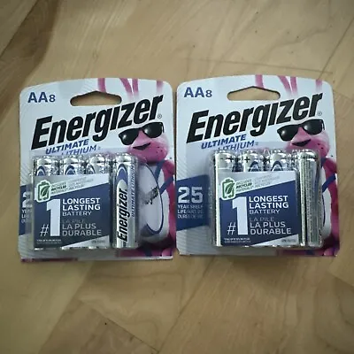 Energizer AA 16 TOTAL Ultimate Lithium Batteries EXP 2048 FACTORY SEALED • $32