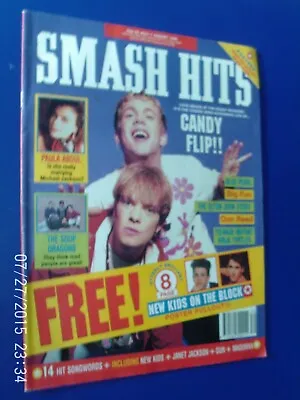 SMASH HITS POP MAGAZINE JUL 7 1990 CANDY FLIP COMPLETE 1990s POP  READ CONDITION • £2.50