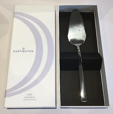 Dartington Cake SERVER SLICER 18/10 Stainless Steel New In Box • £9.99