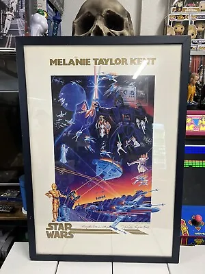 1992 Star Wars 36  X 24  Print Autographed By Artist Melanie Taylor Kent • $299