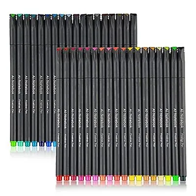 36 Fineliner Pens Color Set Drawing Painting Sketch Markers Fine Line Point Tip • $10.76