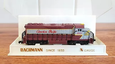 N Scale Bachmann #1498 Canadian Pacific Railway Gp40 Emd Diesel Locomotive #6007 • $59.99