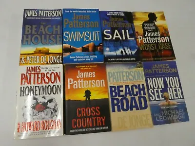 $57.43 • Buy James Patterson, Lot Of 8 X Books (Small Paperbacks) PN1