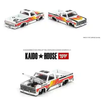 Kaido House X Mini GT Chevrolet Silverado V1 KHMG082 Squarebody Pickup Truck • $40