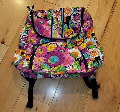 Vera Bradley Full-sized Floral Backpack Excellent • $24.99