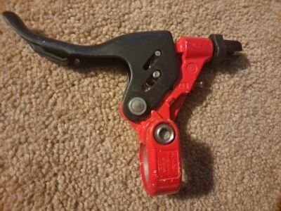 $49 • Buy Rare PRICE DROPPED Red Shimano DX Brake  Red Lever Caliper  BL-M601 V-Brake BMX