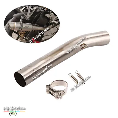 Middle Link Pipe For Kawasaki ZX-10R ZX10R 2004-2005 Motorcycle Exhaust Slip On • $65.03
