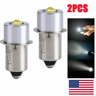 1-2 X LED P13.5S Upgrade Bulbs Flashlight PR2 Bulb Replacement 2/3/4 C/D AA Cell • $3.28