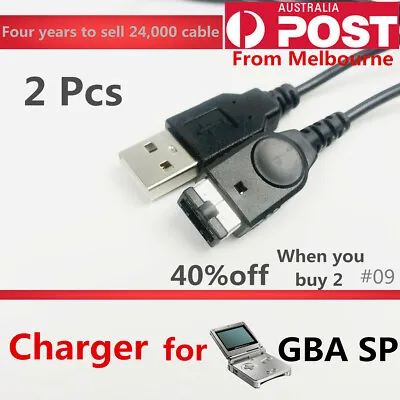USB Charger Charging Power Cable Cord For Nintendo Game Boy Advance SP • $199.79