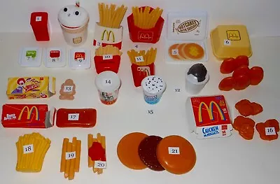 VTG Fisher Price McDonald's Drive Thru Play Food CDI Replacement Pieces U Choose • $3.99