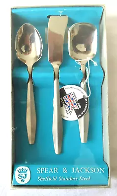 £12 • Buy Spear & Jackson / Ashberry – Merton – Breakast Set – Spreader, Jam & Caddy Spoon