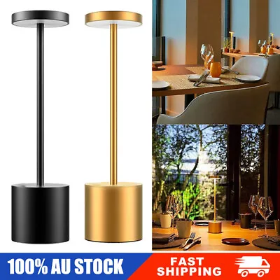 Touch Sensor Bar Table Lamp Vintage LED Desk Lamp Warm White Lights Dimmable AU • $6.89