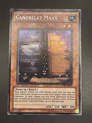 Yugioh Maxx  C  Secret Rare 1st Edition Good Condition Stor-fr086 (french) • $74.59