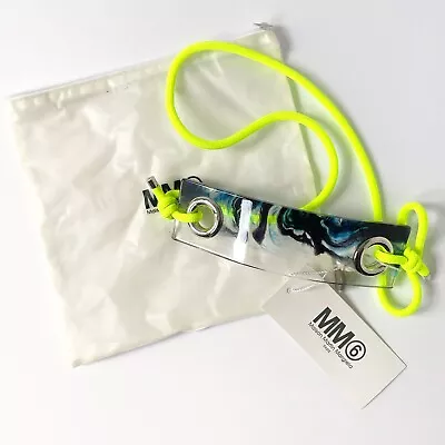 NWT NEW MM6 Maison Margiela Women's Acid Green Rope Belt • $150