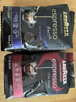 2 X 1kg Lavazza Coffee Beans Espresso Bundle • £16