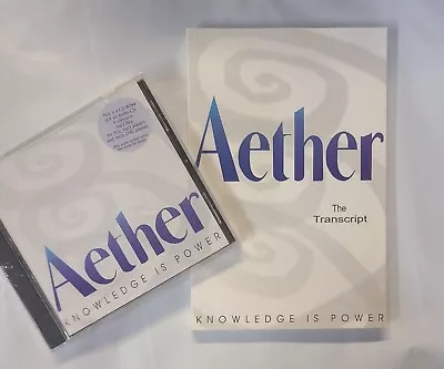 Lot Of 2  AETHER ~ Knowledge Is Power /THE TRANSCRIPT  Paperback & CD-ROM / New • $67.85