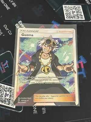 £7.60 • Buy Pokémon Sun & Moon Burning Shadows Guzma Trainer 143/147 Mint/NM Nintendo TCG