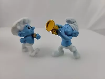 Smurf Character Baker With Rolling Pin And Harmony Smurf McDonald's • $3.49