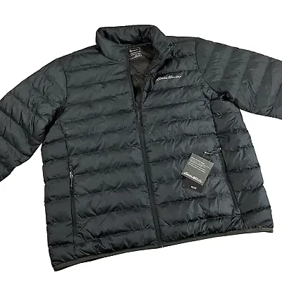Eddie Bauer Mens CirrusLite 650 Down Storm Repel Jacket XL Dark Smoke Gray NWT • $49