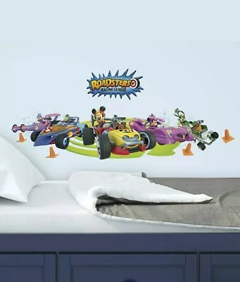 Mickey And The Roadster Racers RoomMates Vinyl Wall Bedroom Decals Stickers 3 • $10.99