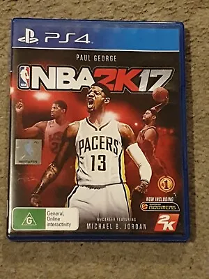 NBA 2K17 PS4 (Paul George) Includes Manual  • $10