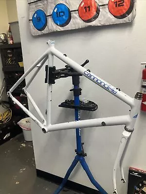 Vintage Cannondale Frame  61cm 700c 1988 Criterium 130 Mm Made In USA White 80s • $150