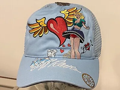 Vintage Cliff Raven Don Ed Hardy By Christian Audigier Hat Cap  Tattoo New • $28