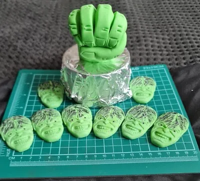  Hulks Fist   Edible  8 Cupcake  Avengers Marvel Unofficial   Cake Topper Set .  • £6.25