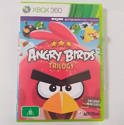 Angry Birds Trilogy Xbox 360 Game PAL Complete With Manual - Free Postage • $20