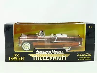 1:18 Scale Ertl American Muscle Millennium #32235 Diecast 1955 Chevrolet Bel Air • $54.95