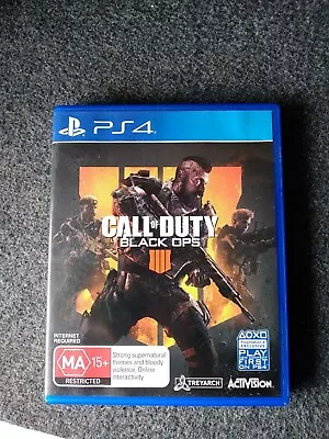 Call Of Duty Black OPS 4 : PlayStation 4 • $14.95