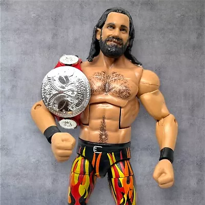 WWE Seth Rollins Elite Series 64 Mattel Raw Tag Team Championship Belt • $19.99