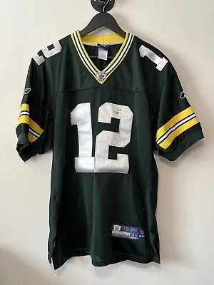 Aaron Rodgers #12 Jersey Green Bay Packers Stitched On Field Reebok Size 48 • $25