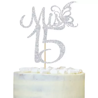 Mis 15 Cake Topper Mis Quince 15 Feliz 15 Anos Cake Decor For Girls Happy • $10.62