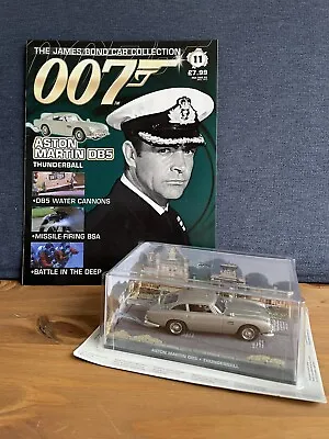 £19.95 • Buy The James Bond Car Collection No: 11 Aston Martin DB5 Thunderball, NEW